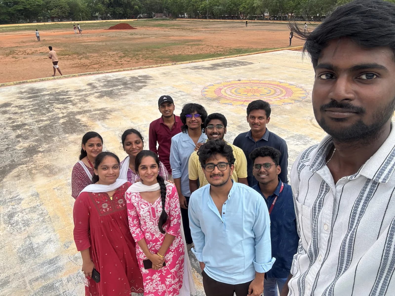 The team preparing for Yukti '26